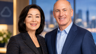 Safra Catz and John Stankey