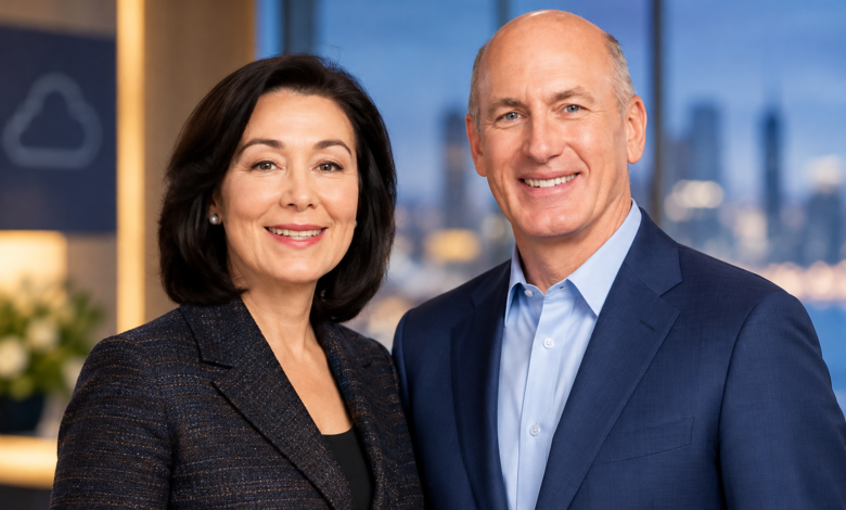 Safra Catz and John Stankey