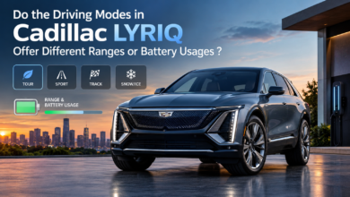 Do the Driving Modes in Cadillac LYRIQ Offer Different Ranges or Battery Usages