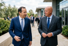 John Paulson and Bob Chapek