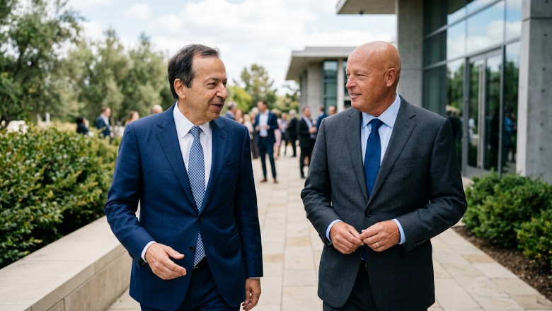 John Paulson and Bob Chapek