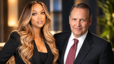 Tyra Banks and Greg Hayes