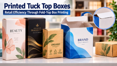 Printed Tuck Top Boxes - Retail Efficiency Through Fold-Top Box Printing