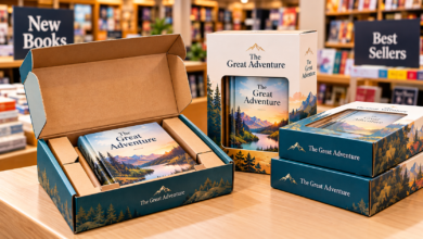 Book Packaging Boxes - Merchandising Impact of Printed Retail Displays