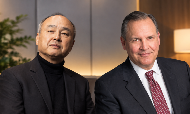Masayoshi Son and Greg Hayes