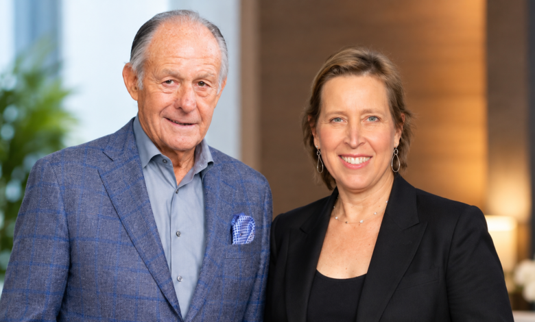 Susan Wojcicki and John Sobrato