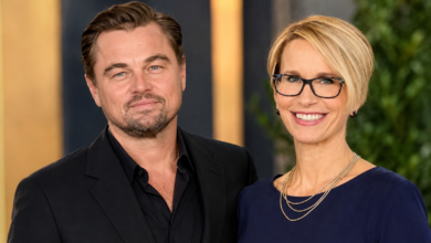 Leonardo DiCaprio and Emma Walmsley