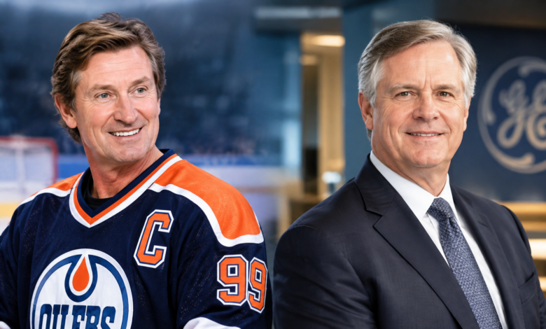 Wayne Gretzky and Larry Culp