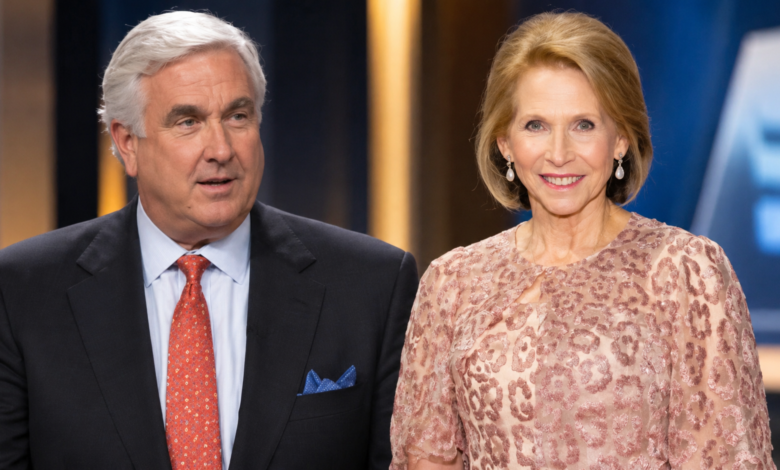 Tim Dove and Shari Redstone