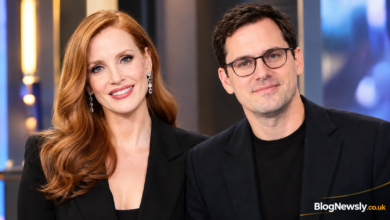 Jessica Chastain and Mike Krieger