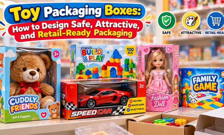 Toy Packaging Boxes: How to Design Safe, Attractive, and Retail-Ready Packaging